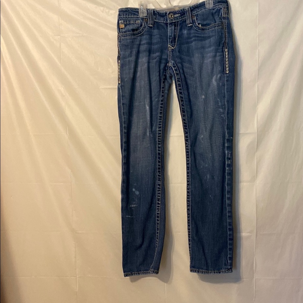 Big Star jeans in 28R white spots on legs see photos.